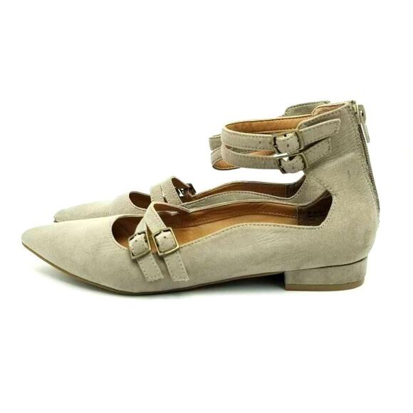 Design Lab Lord & Taylor Womens Mabel Ballet Flat Pointed Toe Mary Jane Shoe 8.5 - Picture 2 of 12